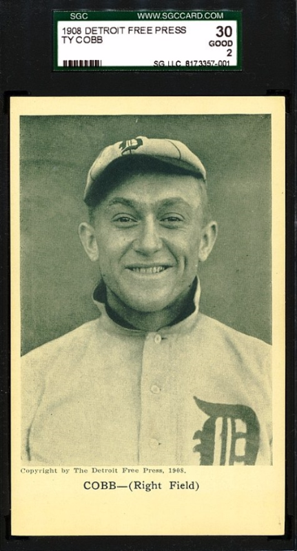 Ty Cobb and Detroit Tigers- Sports Card and Sports Memorabilia Auctions